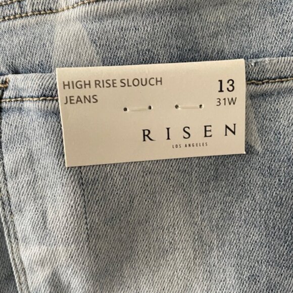 Risen Jean Twinkle High Rise Denim Sz 13 Wst 31 NWT - Picture 5 of 11